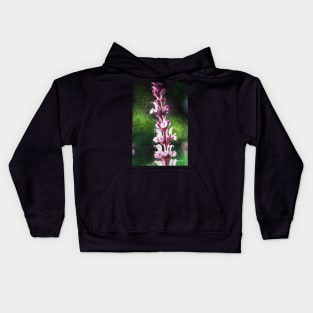 Pink Flowers Watercolour 2 Kids Hoodie